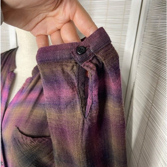 Pendleton Plaid Lightweight Button-Down Shirt Multicolor Size L - Picture 3 of 8